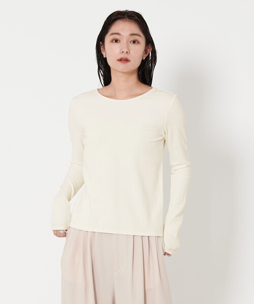 tシャツ 「MARW UNITED ARROWS」バッグオープン カットソー レディース