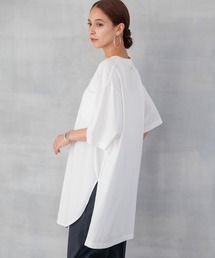 tシャツ 「HEREIAM」チュニック丈が新鮮/オーバーロングTEE レディース｜ZOZOTOWN Yahoo!店