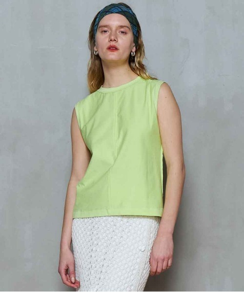 未使用タグ付き　メゾンスペシャル　クラッシュタンクトップ　トップス　ノースリーブ MAISON SPECIAL タンクトップ ノースリーブ Cutoff Sleeveless