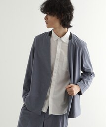 ジャケット ノーカラージャケット 「吸水速乾」COOLMAX(R)サマーノーカラージャケット/セットアップ対応 メンズ｜ZOZOTOWN Yahoo!店
