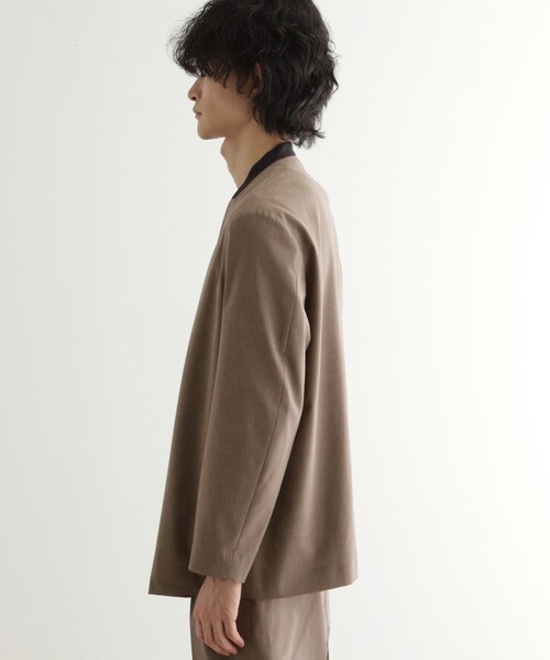 品多く tk.TAKEO KIKUCHI ジャケット ノーカラージャケット 「吸水速乾 ジャケット・アウター