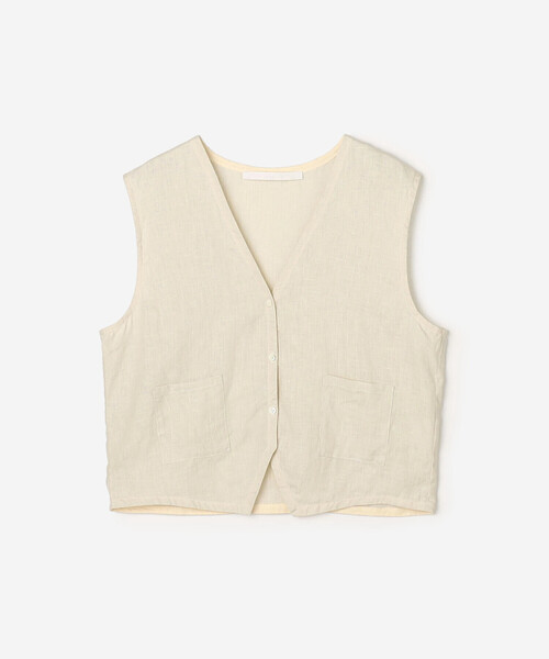 ベスト ジレ elsa esturgie | リネンベスト WOMEN レディース Bshop ベスト ジレ elsa esturgie | リネンベスト WOMEN