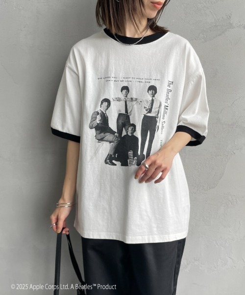 The Beatles tシャツ 「THE BEATLES/ザ ビートルズ」 フォト
