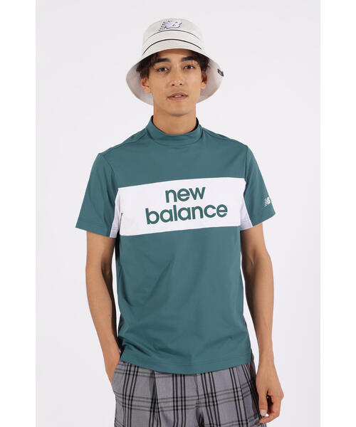 New Balance Golf ニューバランスゴルフ モックネックTシャツ 1 New Balance Golf GOLF ニューバランスゴルフ ゴルフウェア