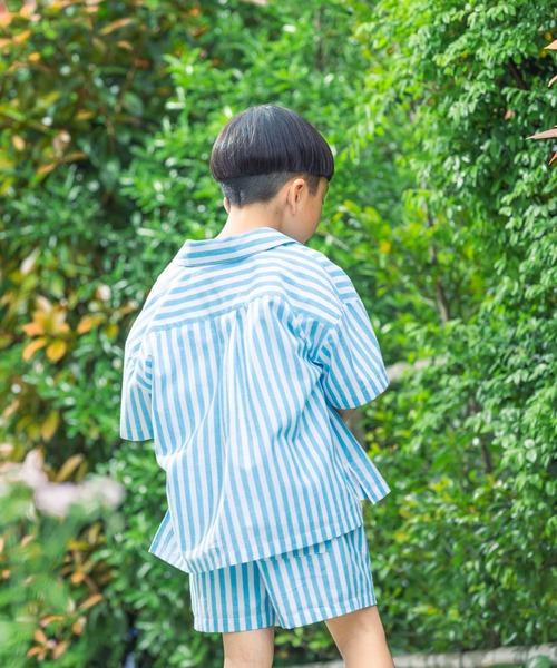 LOWRYS FARM パンツ ストライプショートパンツ 495477 キッズ