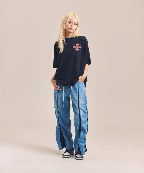 00s JACKROSE スパイラルジップデニム GALLIS ADDICTION ジーンズ GA-4ジップ/デニムパンツ メンズ