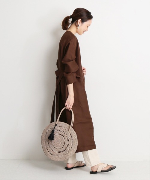 「SLOBE IENA」 ニットカーディガン FREE カーキ レディース SLOBE IENA - イエナ SLOBE IENA 24AW ニット カーディガン F