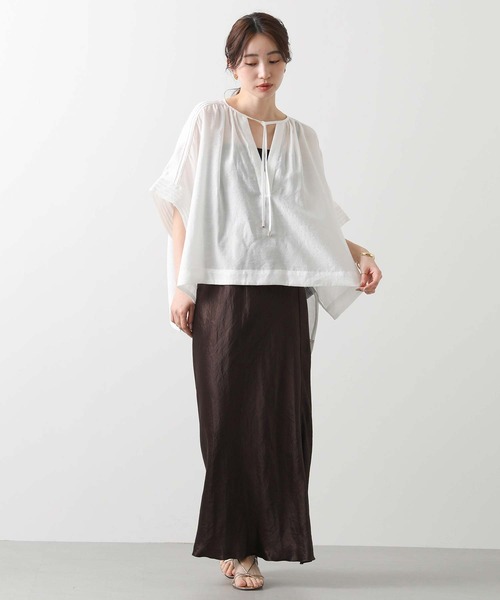 Gready Brilliant ブラウス シャツ スキッパーピンタック