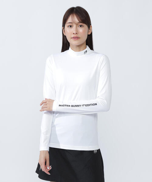 tシャツ 「MASTER BUNNY EDITION」接触冷感ナイロンベア天竺UV長袖ハイネックカットソー レディース