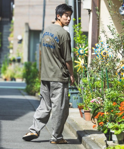 ニコアンド ベトジャンモチーフ刺繍Ｔシャツ カーキ Ｍサイズ ユニセックス niko and… tシャツ ベトジャンモチーフ刺繍Tシャツ メンズ
