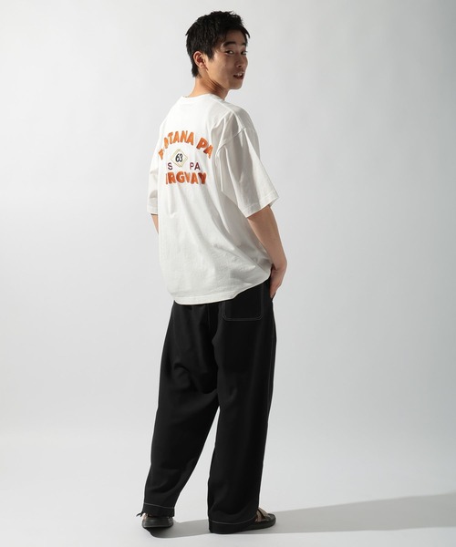 ニコアンド ベトジャンモチーフ刺繍Ｔシャツ カーキ Ｍサイズ ユニセックス セール】ベトジャンモチーフ刺繍Tシャツ（Tシャツ/カットソー