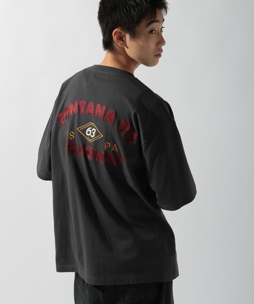 niko and… tシャツ ベトジャンモチーフ刺繍Tシャツ メンズ