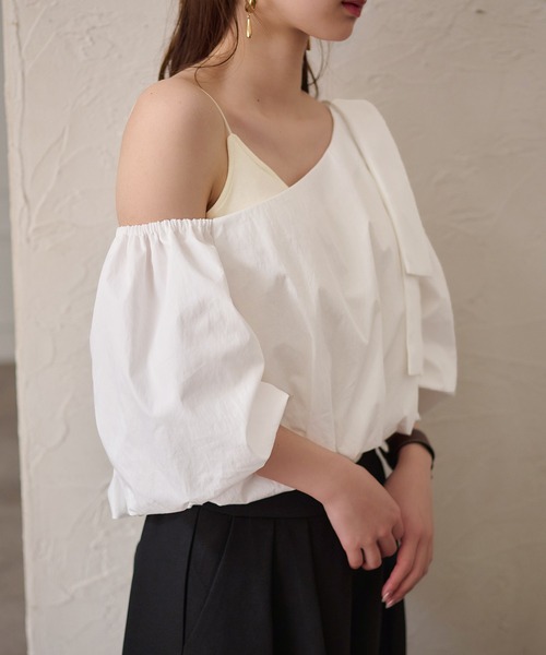 トップス LEINWANDE /Balloon Shoulder Top leinwande tシャツ Balloon Shoulder Top レディース : ZOZOTOWN