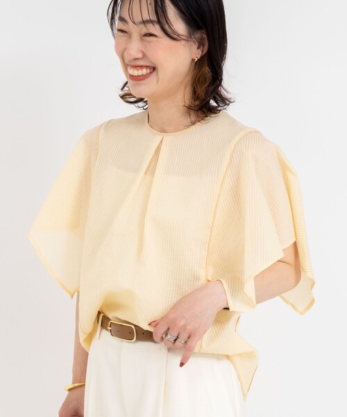 ブラウス シャツ 袖2wayブラウス レディース NOLLEY'S ブラウス シャツ 袖フリル2WAYブラウス レディース