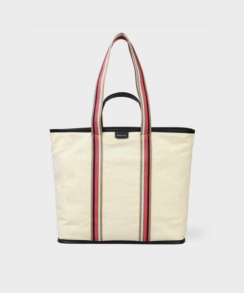 Paul Smith トートバッグ グレー キャンバス Paul Smith ショルダーバッグ バッグ PSキャンバス トートバッグ