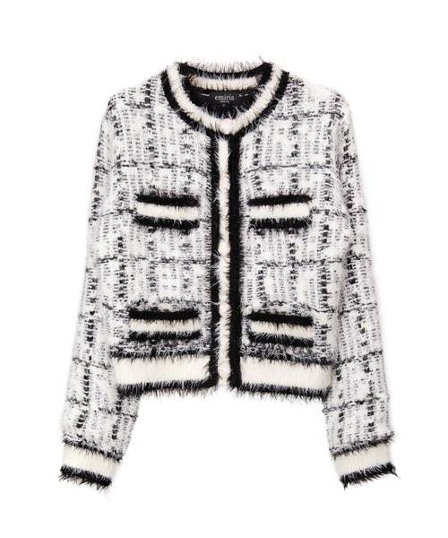 emiriawiz（エミリアウィズ） ノーカラージャケット FREE ホワイト