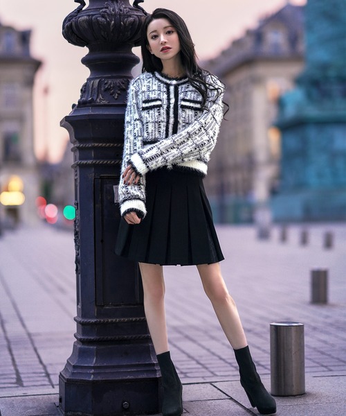 emiriawiz（エミリアウィズ） ノーカラージャケット FREE ホワイト