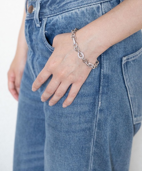 ネックレスとブレスレットです。 SENTI ブレスレット CUBIC ZIRCONIA×OVAL CHAIN BRACELET