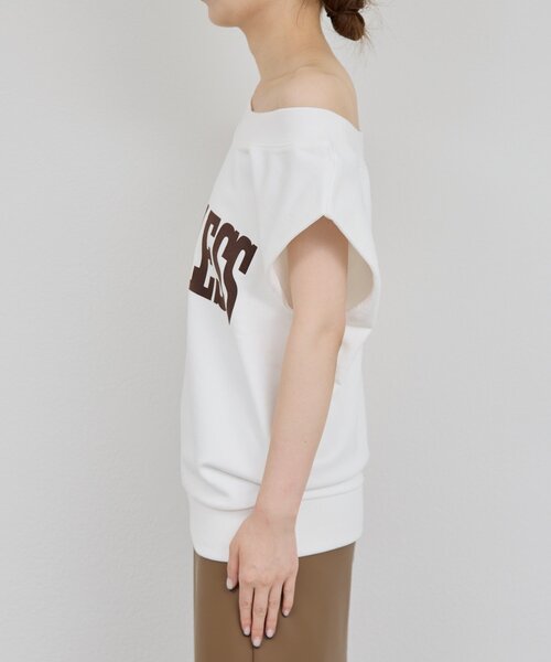 【ガリャルダガランテ】オフショルロゴスウェットTシャツ GALLARDAGALANTE トレーナー スウェット オフショルロゴ