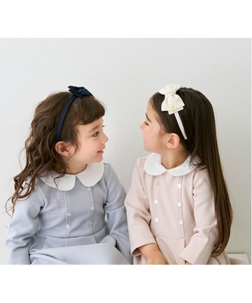 「petit main」 「KIDS」長袖ワンピース 90cm ライトピンク キッズ_画像6