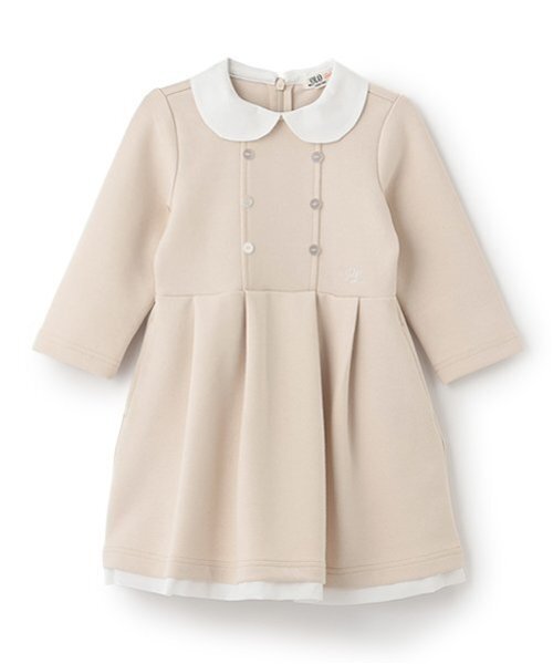 「petit main」 「KIDS」長袖ワンピース 90cm ライトピンク キッズ_画像7