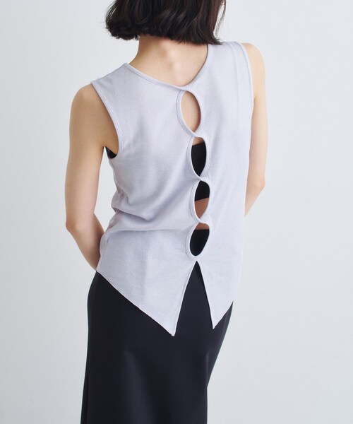 tシャツ twist sheer rib tops レディース