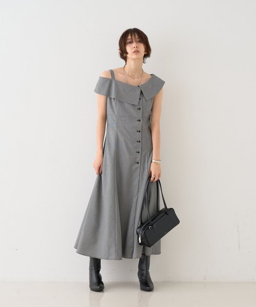 ROUGE VIF Sophie ワンピース 「一部店舗限定」アシメショルダー