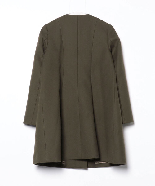 ESTNATION エストネーション ダブルフェイスノーカラーコート ESTNATION（エストネーション）の「ESTNATION / ダブルフェイスノー