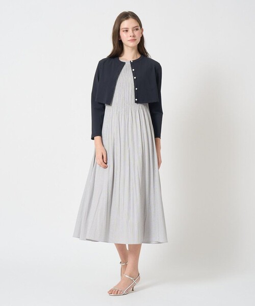 【952】現行品　美品　アナイ　サッカーストレッチプリーツ ワンピース ANAYI ワンピース サッカーストレッチプリーツ : ZOZOTOWN Yahoo