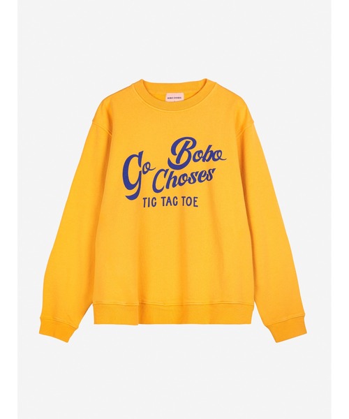 トレーナー スウェット Go Bobo fitted sweatshirt レディース