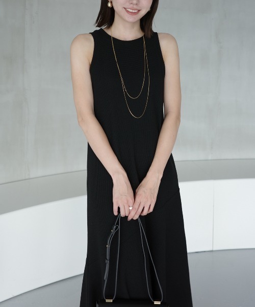 anuans ワンピース テクスチャーカットワンピース : ZOZOTOWN Yahoo!店