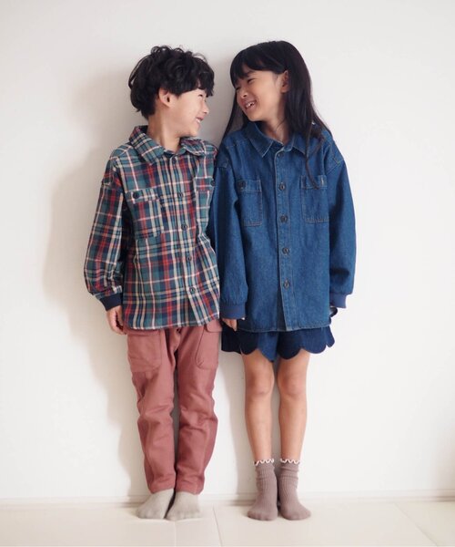  キッズシャツジャケットsize32(152〜160) BREEZE（ブリーズ） ブラウス シャツ 「WEB限定/リンク」シェフ シャツ