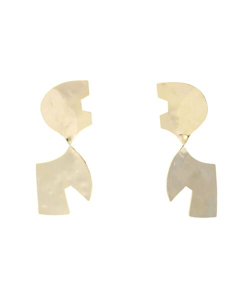 UN3D.（アンスリード） イヤリング NOTCH TWIST EARRING / ノッチ 