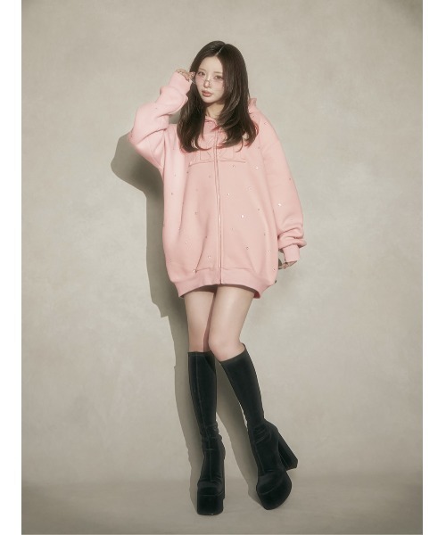 Darich（ダーリッチ） パーカー DDロゴビジュージップパーカー