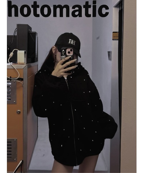 Darich（ダーリッチ） パーカー DDロゴビジュージップパーカー