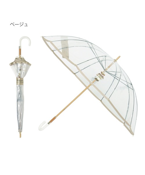 新品　ポロラルフローレン　雨傘　ビニール傘　ポロベア　ベージュ POLO RALPH LAUREN（ポロ・ラルフローレン） 傘 ビニール傘 雨傘