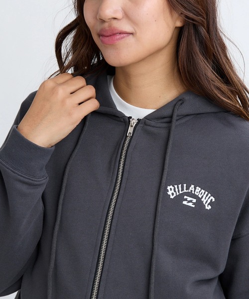 BILLABONG（ビラボン） パーカー レディース HOOD LOGO ZIP PARKA