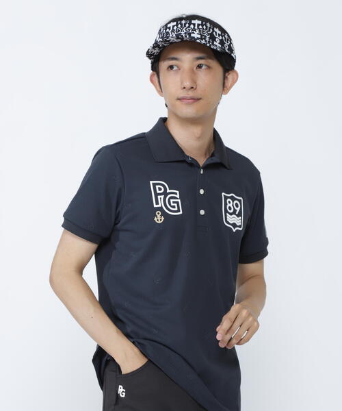 PEARLY GATES❣️ ストレッチカノコポロシャツ 新品❣️SALE❣️ PEARLY GATES ポロシャツ 「PEARLY GATES」ストレッチカノコアンカー