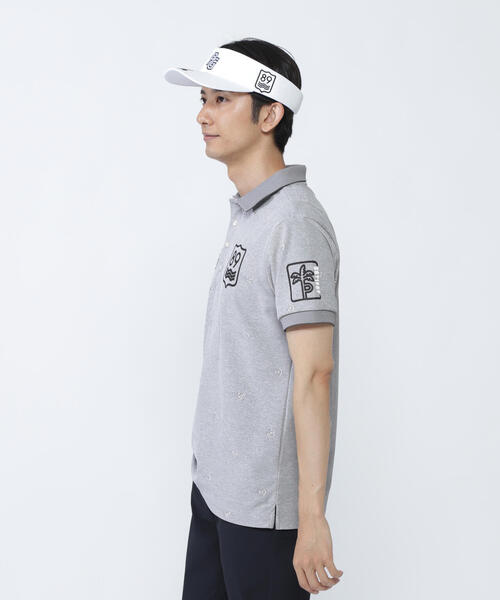 PEARLY GATES ポロシャツ 「PEARLY GATES」ストレッチカノコアンカー