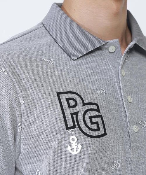 PEARLY GATES ポロシャツ 「PEARLY GATES」ストレッチカノコアンカー