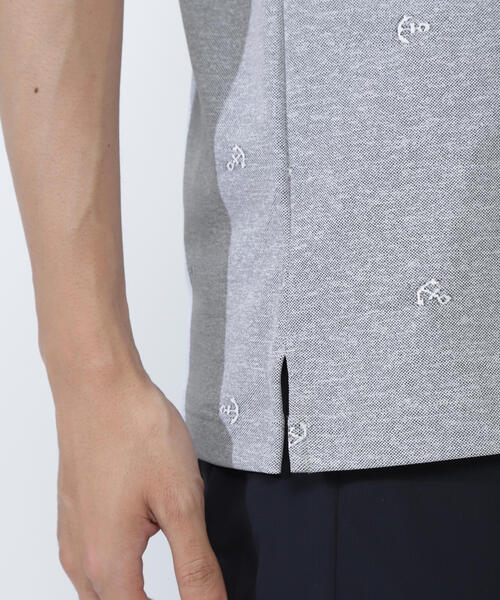 PEARLY GATES ポロシャツ 「PEARLY GATES」ストレッチカノコアンカー