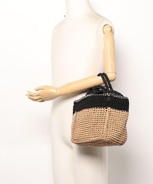 「cache cache」 かごバッグ FREE グリーン レディース_画像5