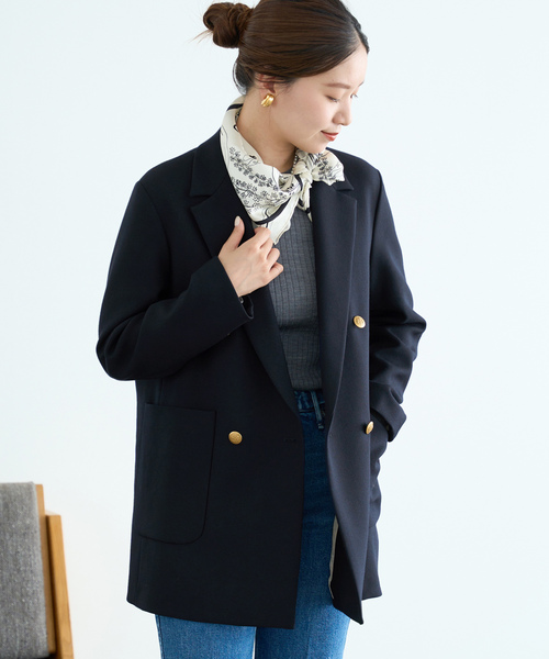IENA（イエナ） テーラードジャケット 36 ネイビー レディース