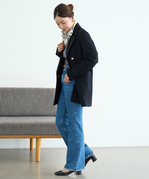 イエナ　ジャケット　ネイビー IENA（イエナ） テーラードジャケット 36 ネイビー レディース