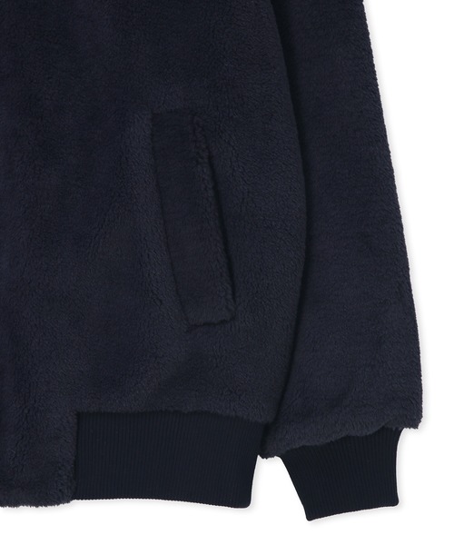 LANVIN en Bleu tシャツ 軽量 オーバーサイズ ボアジャケット メンズ