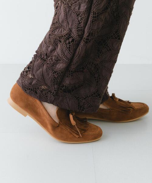 RODE SKO ローファー リボンフリンジローファー レディース : ZOZOTOWN