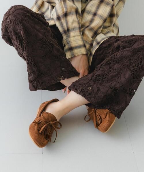 RODE SKO（ロデスコ） ローファー リボンフリンジローファー