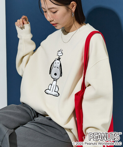 パーリーゲイツ　スヌーピー　スエット　トレーナー Jack Bunny!!（ジャックバニー） ジャックバニー×PEANUTS スウェット