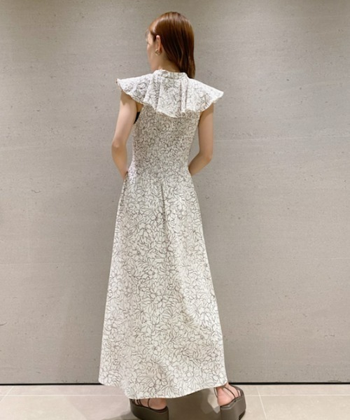 SNIDEL ノースリーブワンピース SNIDEL（スナイデル） ワンピース ノースリーブプリントワンピース