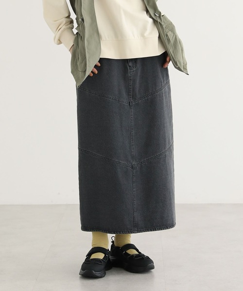 Green Parks（グリーンパークス） スカート デニムタイトロング